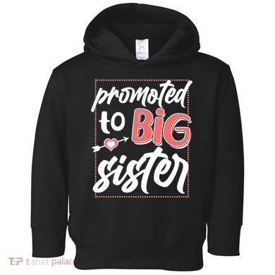 Cute Promoted To BIG Sister Toddler Hoodie
