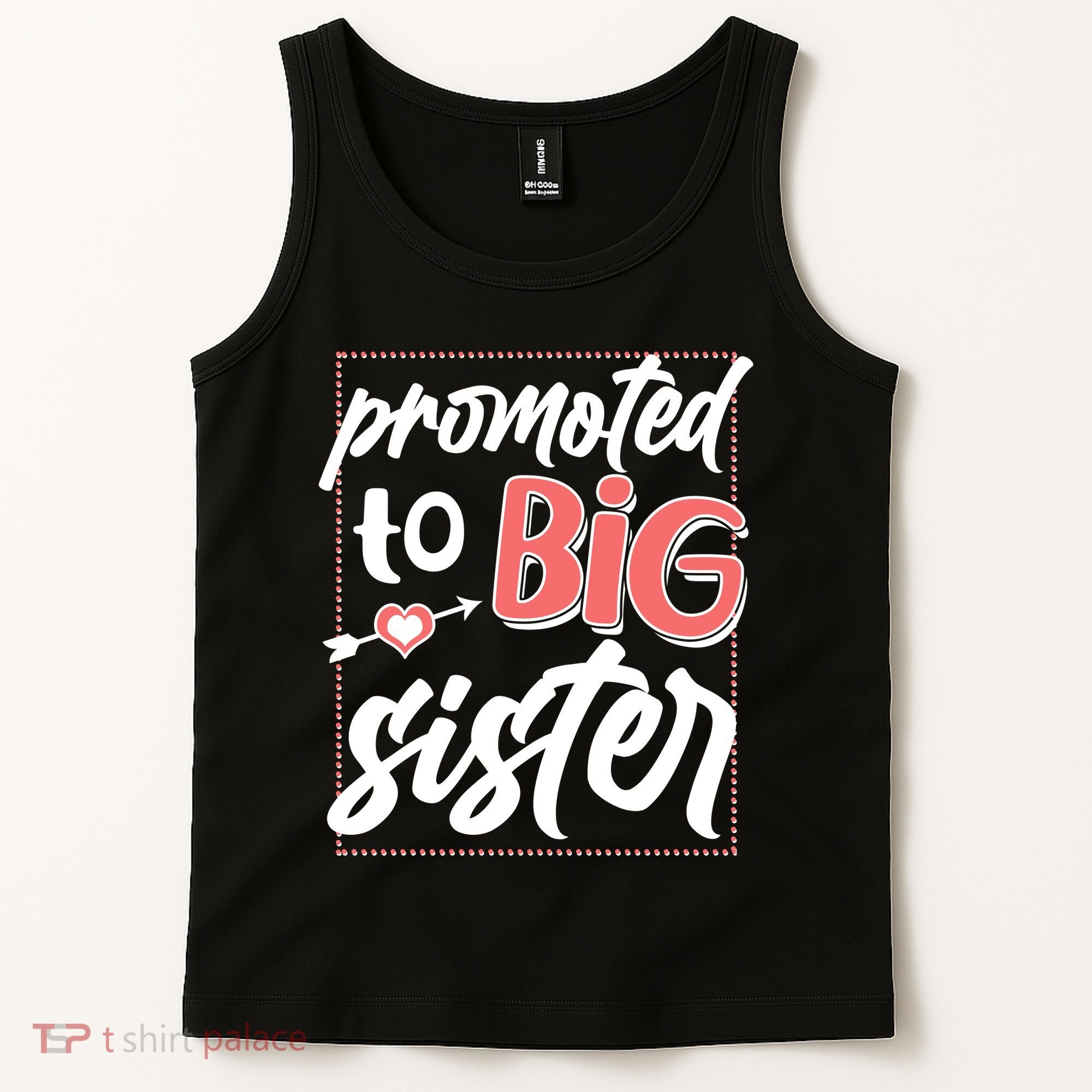 Cute Promoted To BIG Sister Tank Top