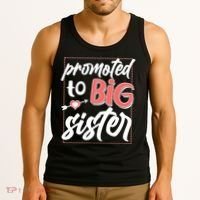 Cute Promoted To BIG Sister Tank Top thumb 3