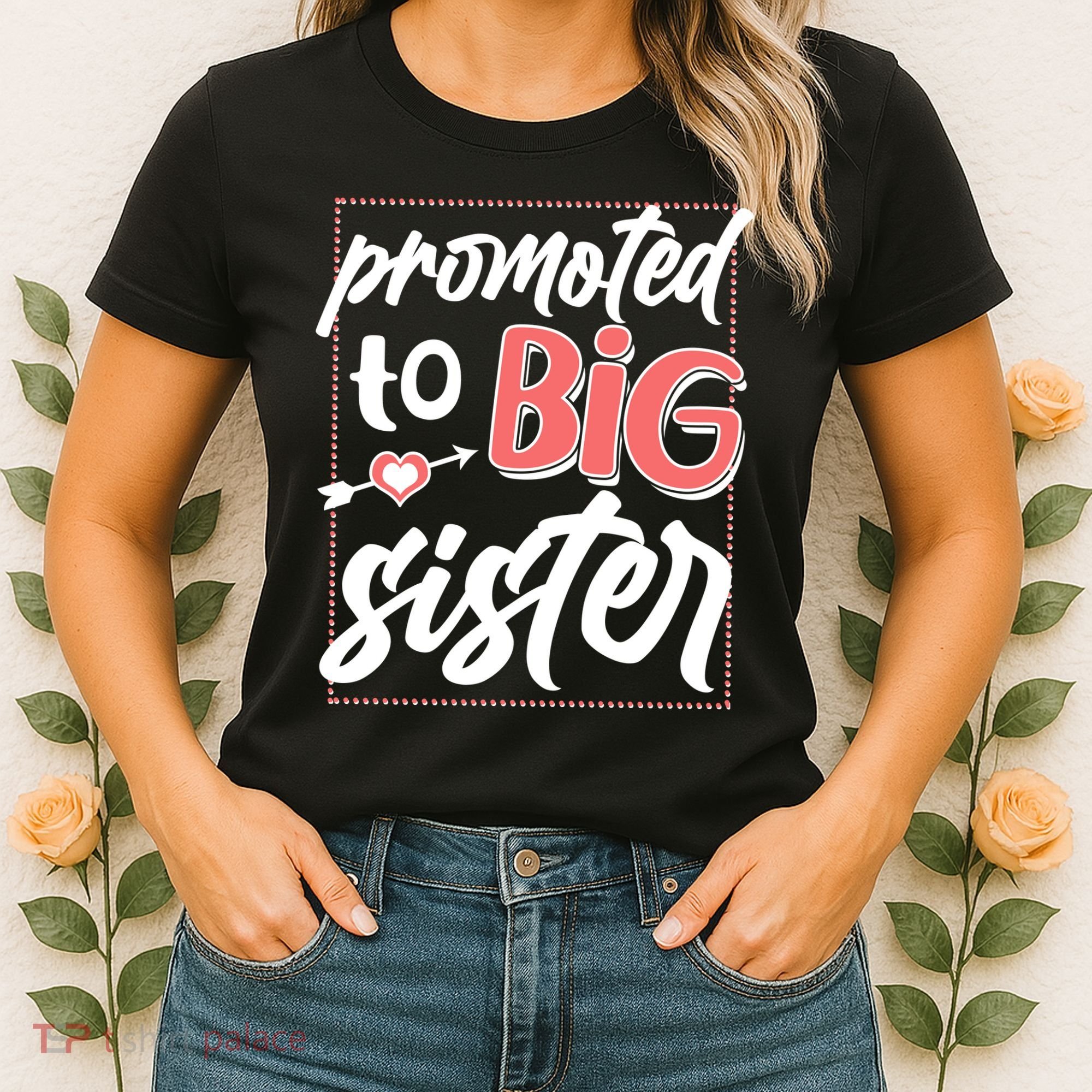 Cute Promoted To BIG Sister Women's T-Shirt