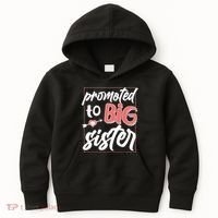 Cute Promoted To BIG Sister Kids Hoodie thumb 0