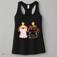 Cute Puppy and Kitten Christmas Lights Women's Tank Top thumb 3