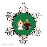 Cute Puppy and Kitten Christmas Lights Ornament thumb 0