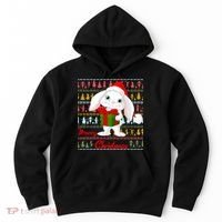 Cute Rabbit Ugly Christmas Sweater Hoodie thumb 0