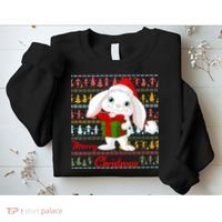 Cute Rabbit Ugly Christmas Sweater Sweatshirt thumb 2