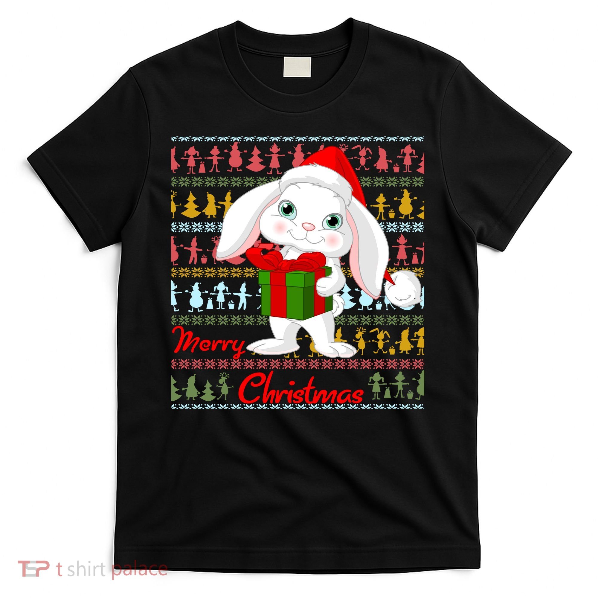 Cute Rabbit Ugly Christmas Sweater T-Shirt