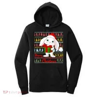 Cute Rabbit Ugly Christmas Sweater Women's Hoodie thumb 0