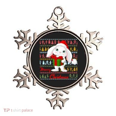 Cute Rabbit Ugly Christmas Sweater Ornament