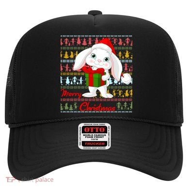 Cute Rabbit Ugly Christmas Sweater Hat