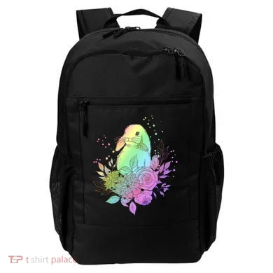 Cute Rainbow Pastel Easter Bunny Backpack