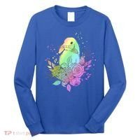Cute Rainbow Pastel Easter Bunny Long Sleeve Shirt thumb 0