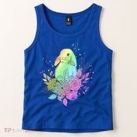 Cute Rainbow Pastel Easter Bunny Tank Top thumb 2