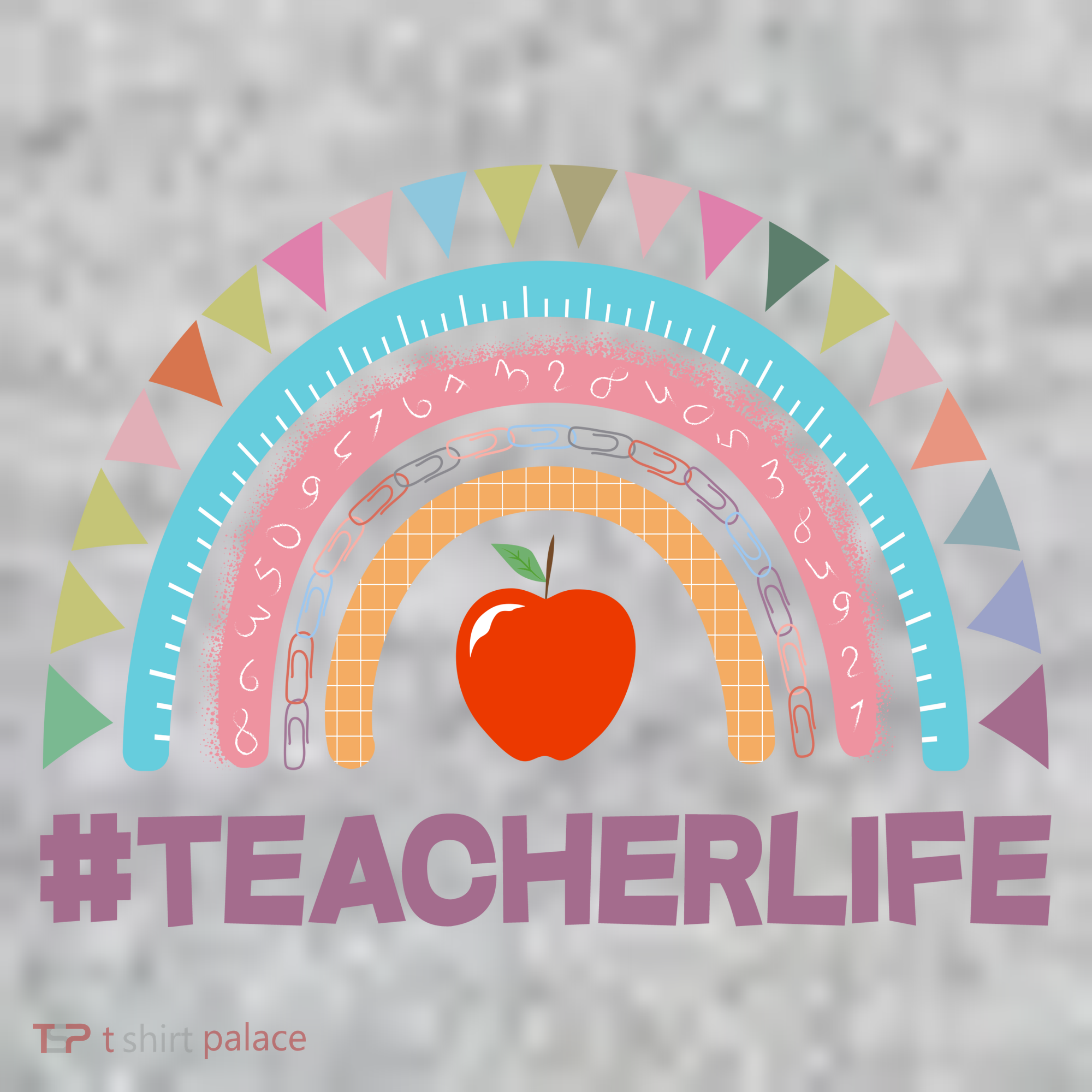 Cute Rainbow Teacher Life #teacherlife Sweatshirt