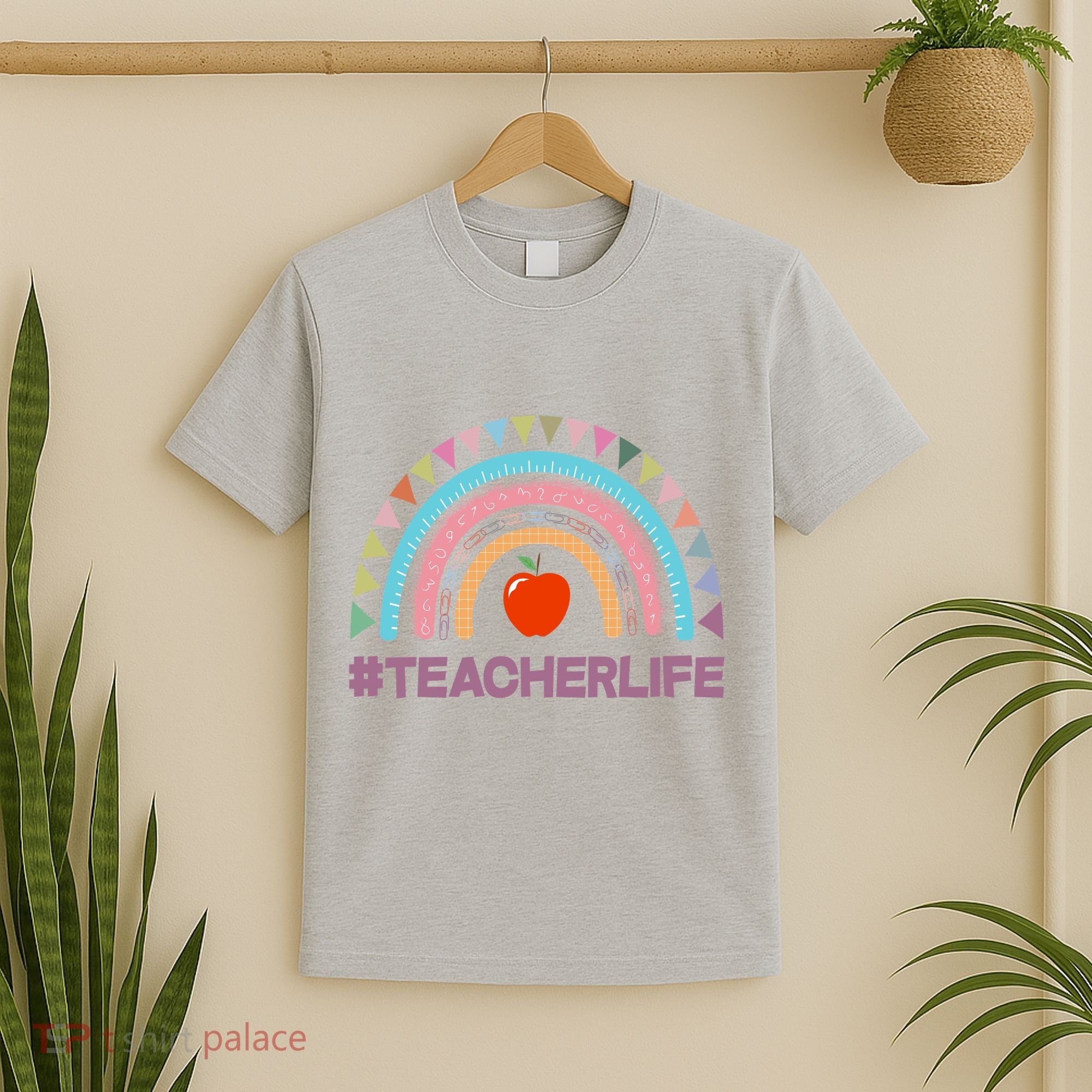 Cute Rainbow Teacher Life #teacherlife T-Shirt