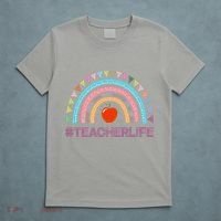 Cute Rainbow Teacher Life #teacherlife T-Shirt thumb 5