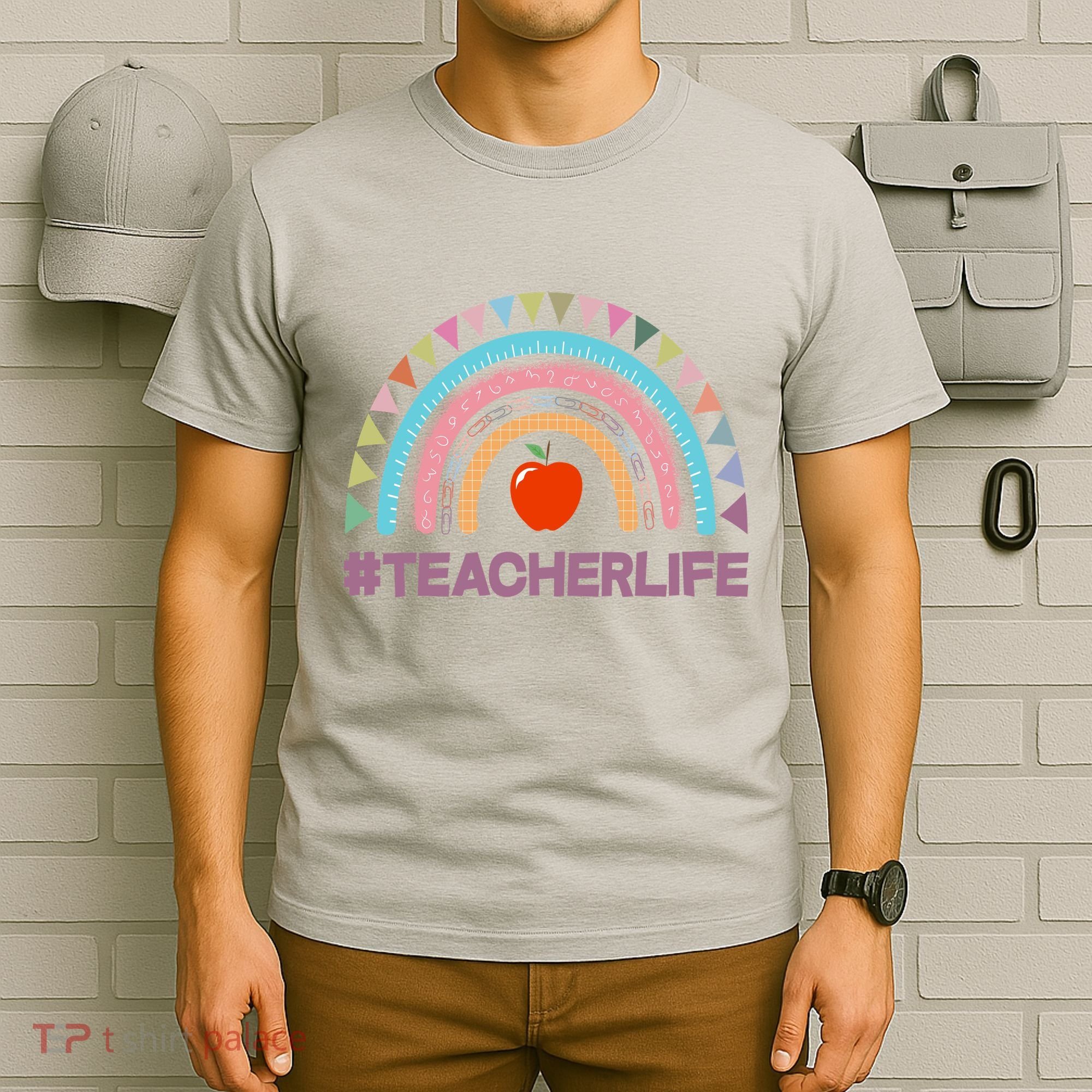 Cute Rainbow Teacher Life #teacherlife T-Shirt