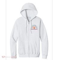 Cute Rainbow Teacher Life #teacherlife Full Zip Hoodie thumb 0