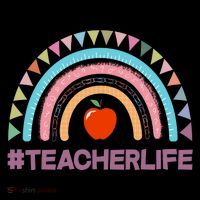 Cute Rainbow Teacher Life #teacherlife Coffee Mug thumb 5