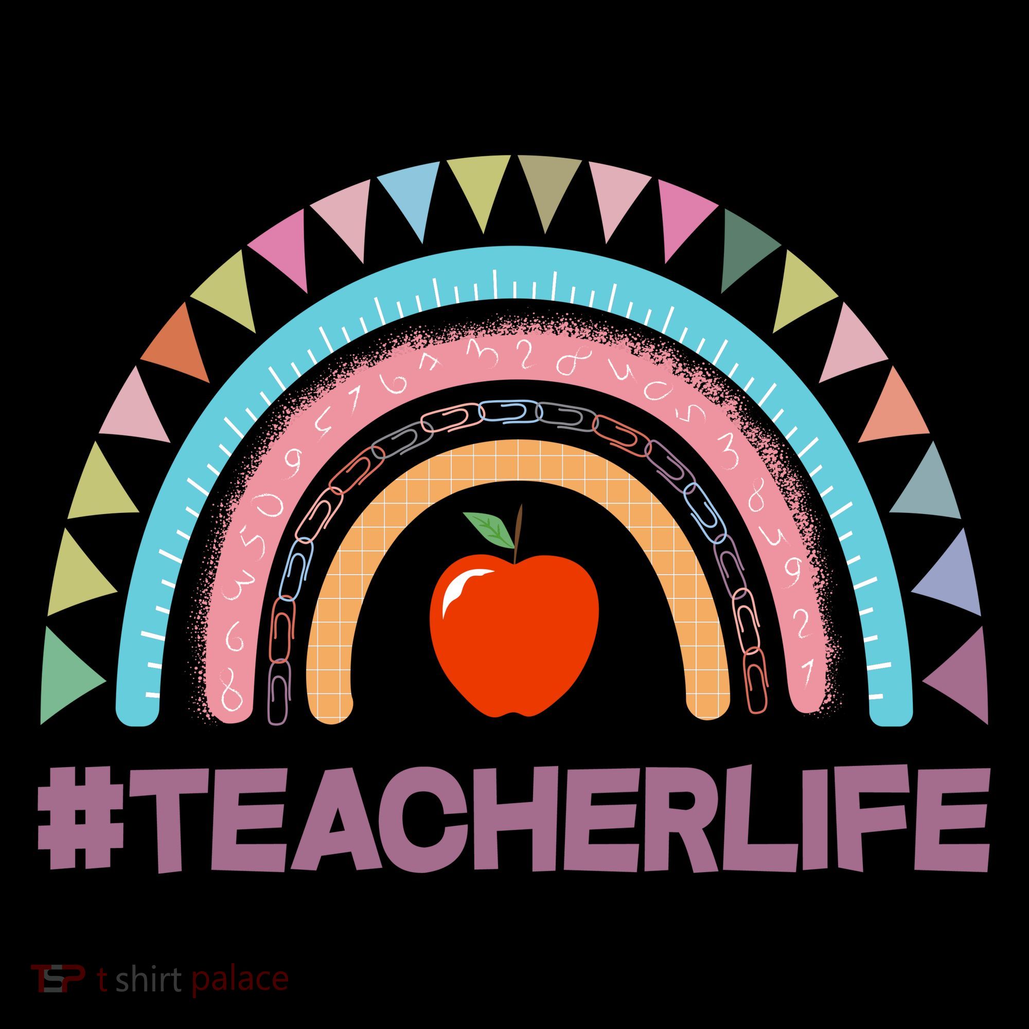 Cute Rainbow Teacher Life #teacherlife Coffee Mug
