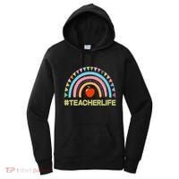 Cute Rainbow Teacher Life #teacherlife Women's Hoodie thumb 0