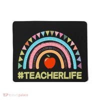 Cute Rainbow Teacher Life #teacherlife Mousepad thumb 0