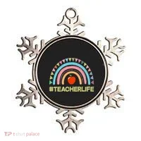 Cute Rainbow Teacher Life #teacherlife Ornament thumb 0