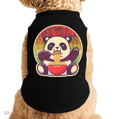 Cute Retro Ramen Noodle Panda Doggie Tank
