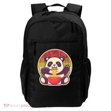Cute Retro Ramen Noodle Panda Backpack