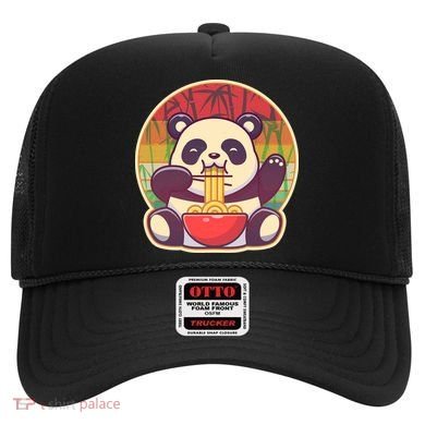 Cute Retro Ramen Noodle Panda Hat