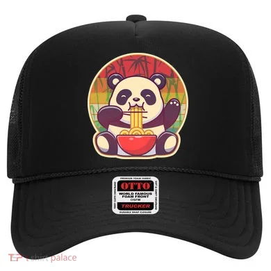 Cute Retro Ramen Noodle Panda Hat