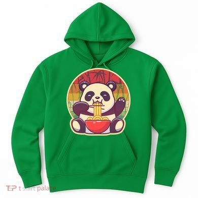 Cute Retro Ramen Noodle Panda Hoodie