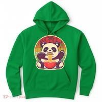 Cute Retro Ramen Noodle Panda Hoodie thumb 0