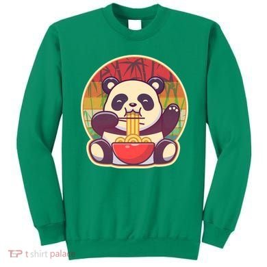 Cute Retro Ramen Noodle Panda Sweatshirt