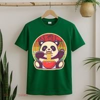 Cute Retro Ramen Noodle Panda T-Shirt thumb 2