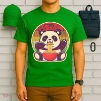 Cute Retro Ramen Noodle Panda T-Shirt thumb 6