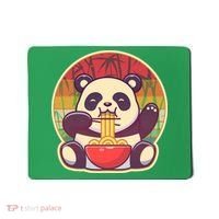 Cute Retro Ramen Noodle Panda Mousepad thumb 0