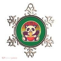Cute Retro Ramen Noodle Panda Ornament thumb 0