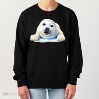 Cute Seal Wildlife Women's Sweatshirt thumb 0
