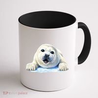 Cute Seal Wildlife Coffee Mug thumb 1