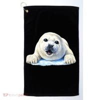 Cute Seal Wildlife Golf Towel thumb 0