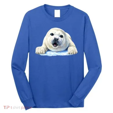 Cute Seal Wildlife Long Sleeve Shirt
