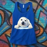 Cute Seal Wildlife Women's Tank Top thumb 3