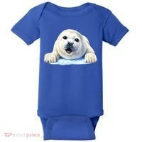 Cute Seal Wildlife Baby Bodysuit thumb 0