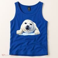 Cute Seal Wildlife Tank Top thumb 2