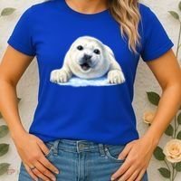 Cute Seal Wildlife Women's T-Shirt thumb 2