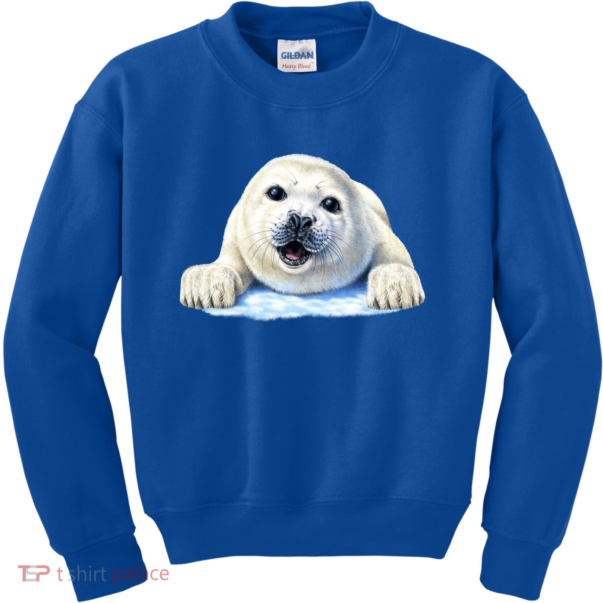Cute Seal Wildlife Kids Sweatshirt