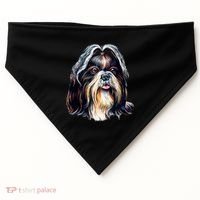 Cute Shih Tzu USA-Made Doggie Bandana thumb 0