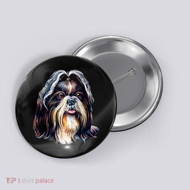 Cute Shih Tzu Button