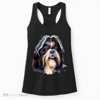 Cute Shih Tzu Women's Tank Top thumb 0
