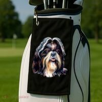 Cute Shih Tzu Golf Towel thumb 2